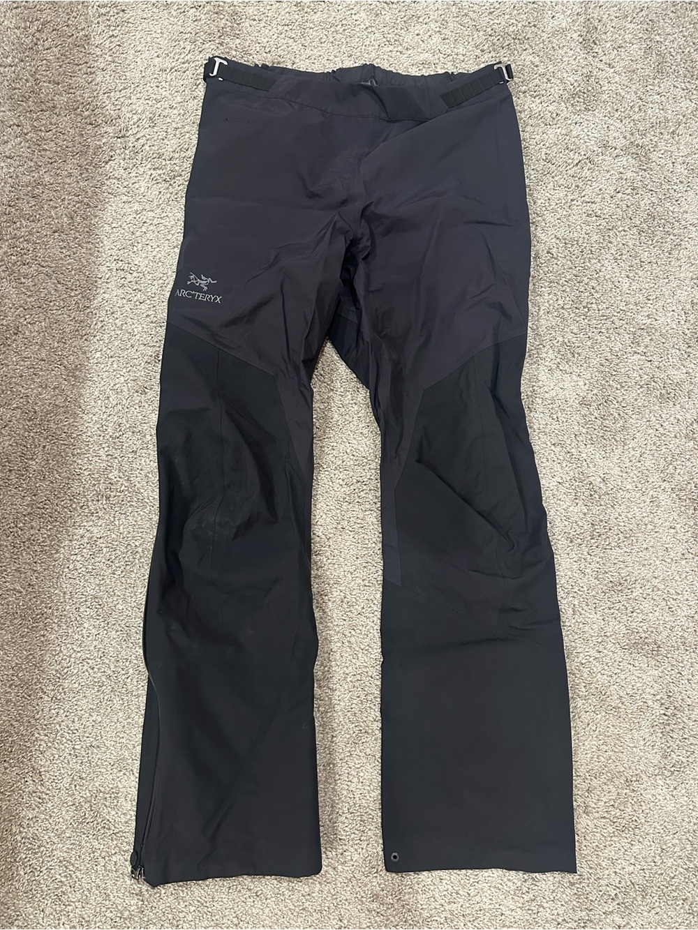 Arc'teryx Women's Black Shell Pants - Lightweight Waterproof